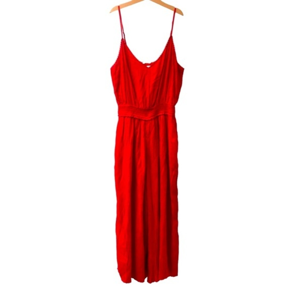 Aritzia Wilfred Irene La Boheme Jumpsuit || Red